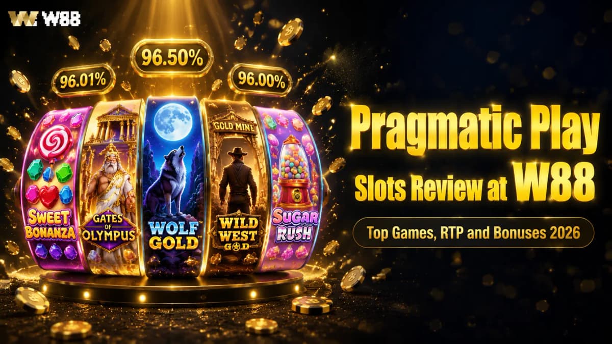 Pragmatic Play Slots Review at W88 — Top Games, RTP, Bonuses 2026