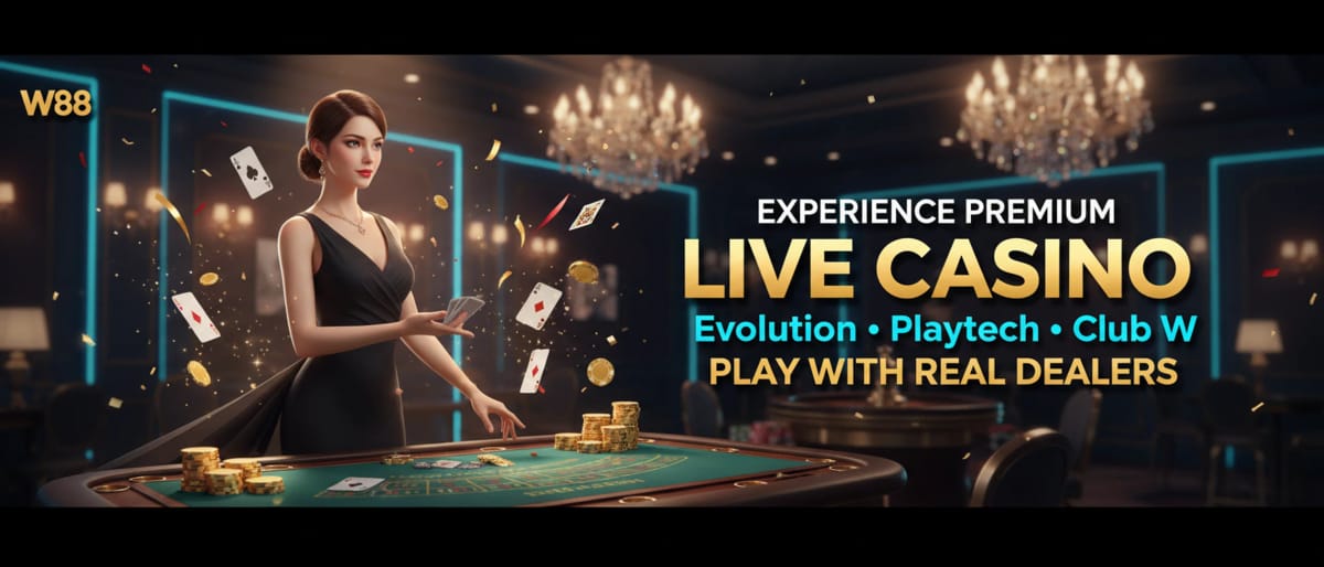 Live Casino — Evolution, Playtech, Club W