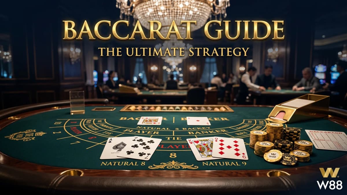 How to Play Baccarat Online — Complete W88 Baccarat Guide 2026