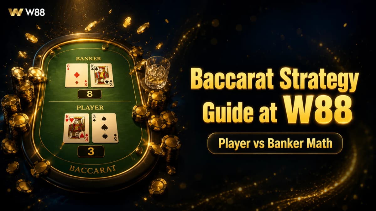 Baccarat Strategy Guide at W88 — Player vs Banker, Tie Bet, and House Edge