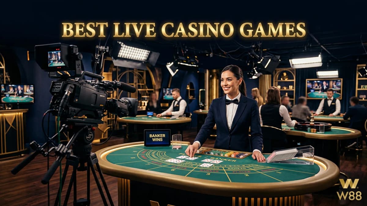 Best Live Casino Games at W88 — Top Tables from Evolution, SA Gaming & More