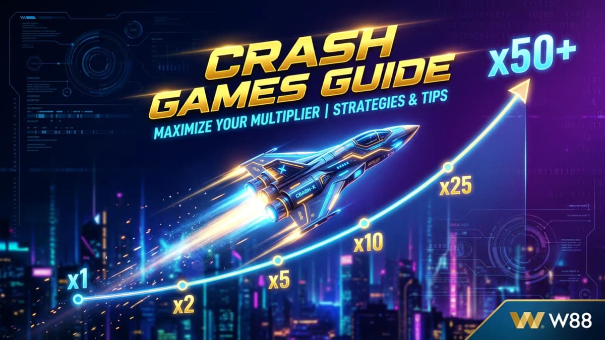 Crash Games Guide — How to Play Aviator, Spaceman & Crash at W88
