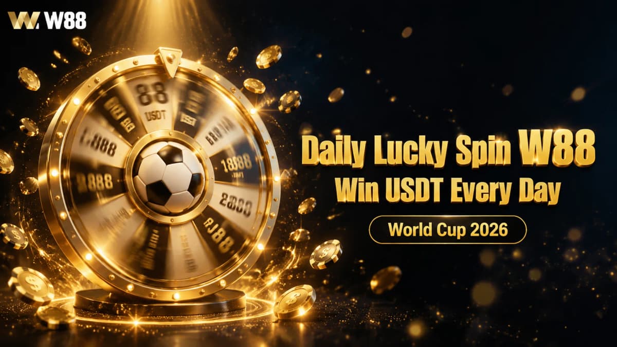 Daily Lucky Spin — Win USDT Every Day of World Cup 2026 | W88
