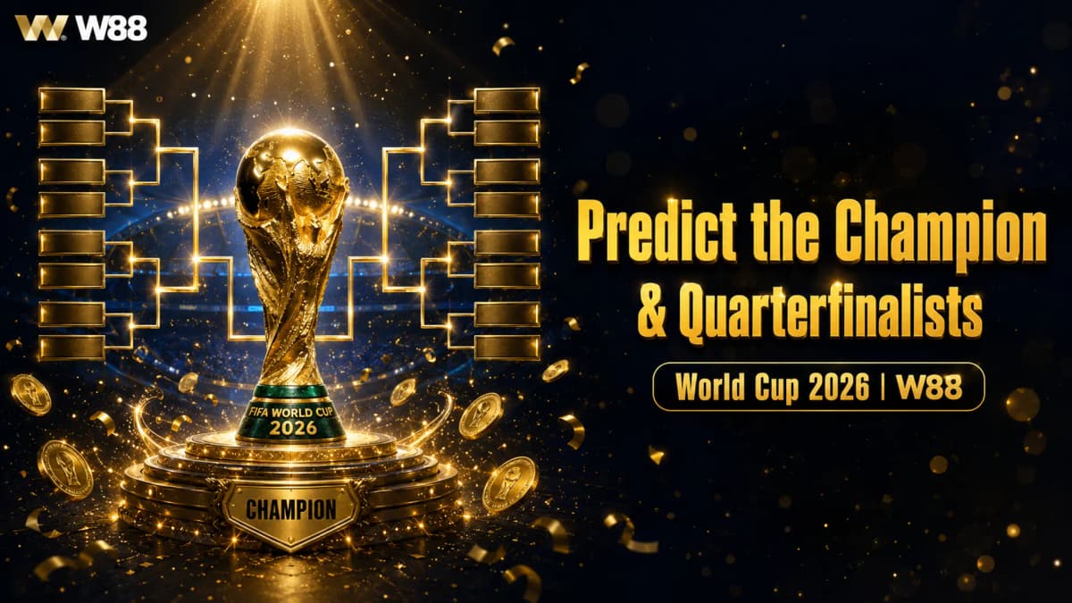 Predict the World Cup 2026 Champion & Quarterfinalists at W88
