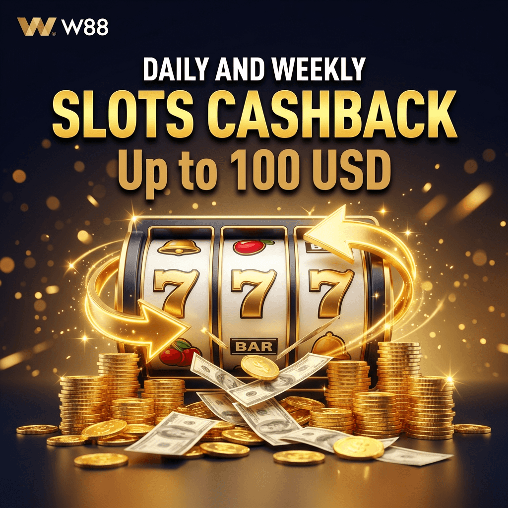 Daily & Weekly Slots Cashback — Up to $100 USD